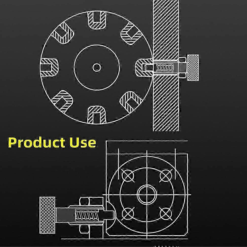 Quick-Release Locking Pins for M8 Stainless Steel Hand Retractable Spring Plungers with Knurled Handles