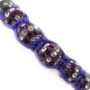 [J8738] - Purple 'Shambhala' Ethnic Bracelet