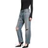 Balenciaga Джинсы FW24 Свободный крой Унисекс Синий 745149THW254245