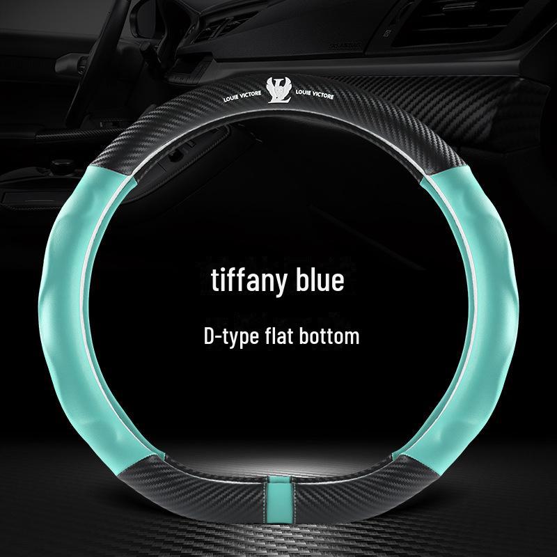 Чехол на руль из матовой углеродной кожи с эффектом 3D для Geely Binyue, Binrui, COOL, Boyue и Dihao