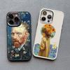 Силиконовые чехлы для телефона с художественной росписью для iPhone 11 12 13 14 15 Pro Max X XS XR 7 8 Plus SE 2020 15 14 Plus Ударопрочный чехол