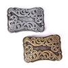 Retro Square Mens Belt Buckle Cowboy Western Large Metal Alloy Buckles