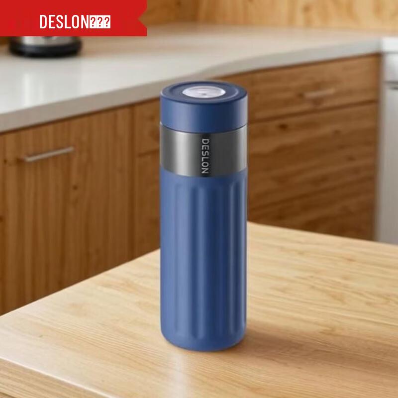 DESLON Изолированная бутылка с ситечком для чая из нержавеющей стали 316L