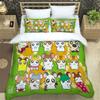 3D Printing Cartoon Lovely Hamtaro Bedding Set Duvet Cover Pillow Set Birthday Gift Boys Quilt Cover Bedding Home Textiles