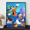 Disney Goofy and Donald Duck Diamond Painting Mosaic Painting Art Kit Handmade DIY Home Decor