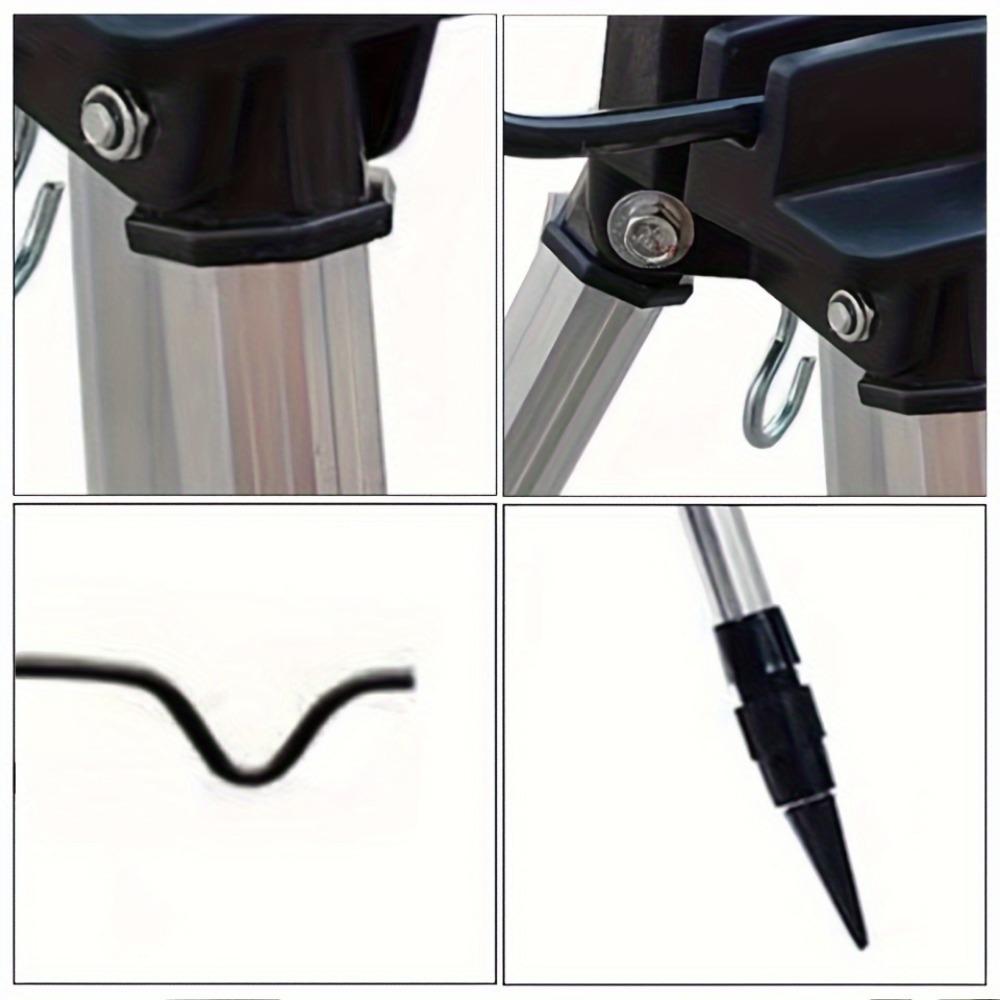 Телескопический кронштейн для рыбалки, подставка для удилищ, 3-секционная, подставка для удилищ, основание, штатив для удилищ, инструменты