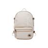 New Straight Edge Polyester Backpack Regular Unisex Khaki/Milk White 10023003-A02
