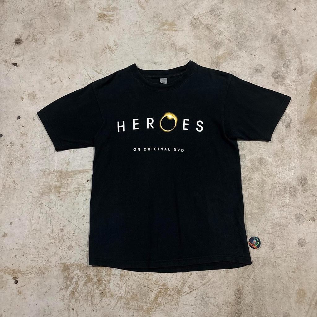 Vintage 2007 HEROS dvd promo t shirt Size M Unisex T-Shirt