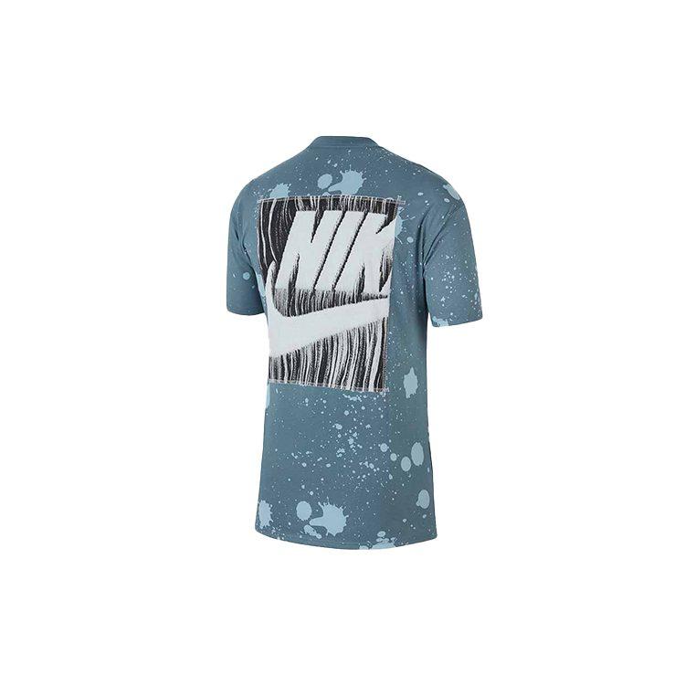 Nike Мужские футболки Синий Озон С круглым вырезом Умеренный прямой крой CW0381-031