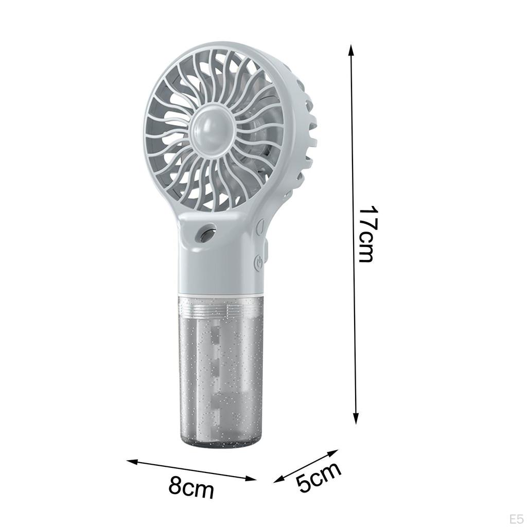Компактный перезаряжаемый портативный вентилятор охлаждения с регулируемыми настройками для путешествий и активного отдыха