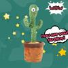 Hot Sale Plush Musical Toys Gifts Funny Doll Chidlren Kids Dancing Cactus Dance Toy Singing and Dancing Illuminated Record Swing Twisted Electric