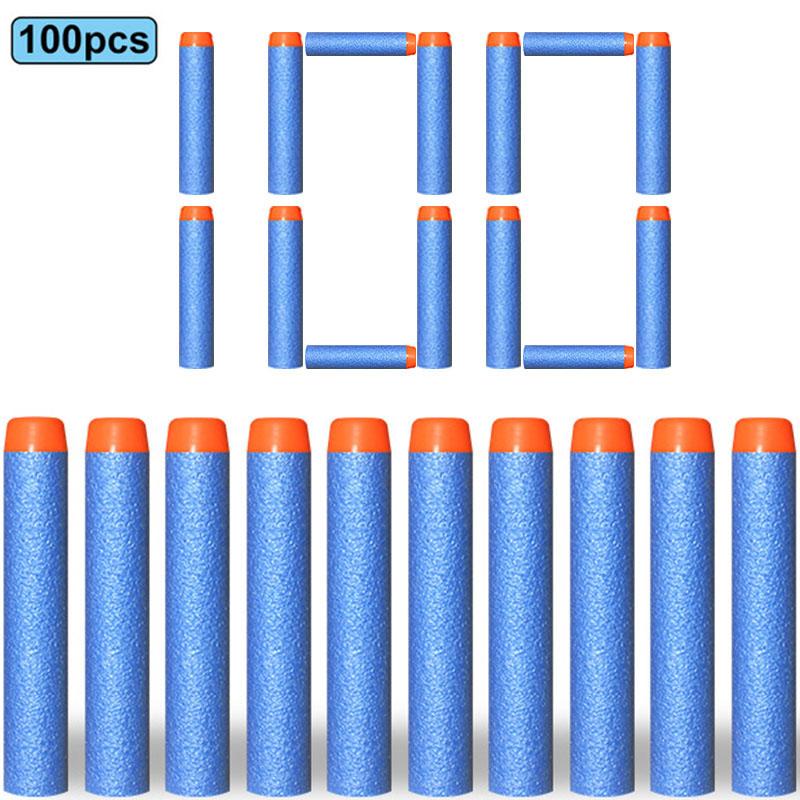 7,2 см 100 шт. Идеально для Nerf Мягкие Пули Снаряды Круглая Голова Пополняемые Губчатые Пули Детская Игрушечная Пушка Пули Идеально для Бластеров NERF N-Strike