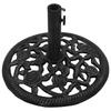 Vidaxl Podstawa Pod Parasol, Czarna, 48X48X33 Cm, Żeliwo