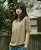 MINIMALPROJECT Linen-Like Cool Dry Half Zip Collared Short Sleeve Knit Mnt112 / 7 Colors