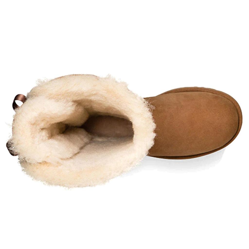 UGG Сапоги Bailey Bow Tall II Каштановые Женские 1016434-CHE
