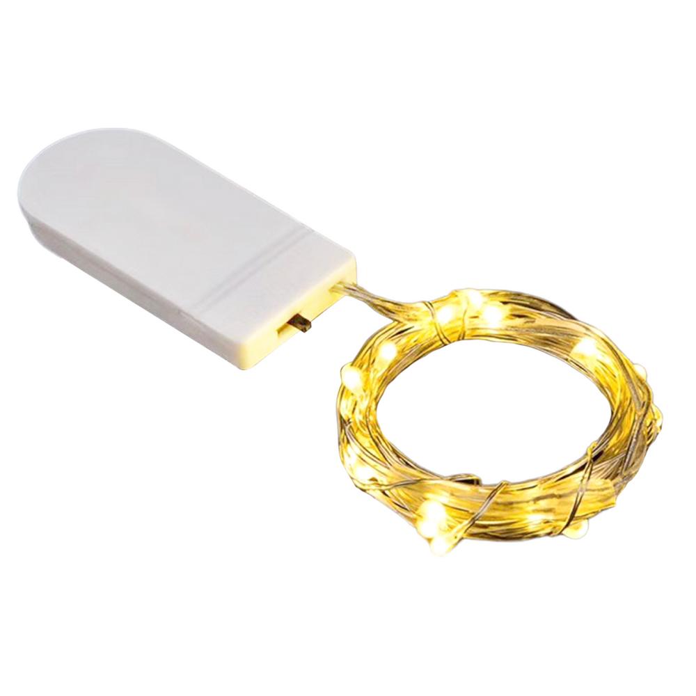 LED Fairy Light 1M Copper Wire String Lights with Battery Outdoor Garland Wedding Light Home Christmas Decoration