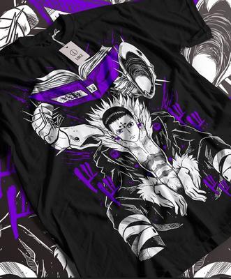 Хролло Охотник х Охотник Футболка Манга HXH Аниме Графическая футболка Все размеры