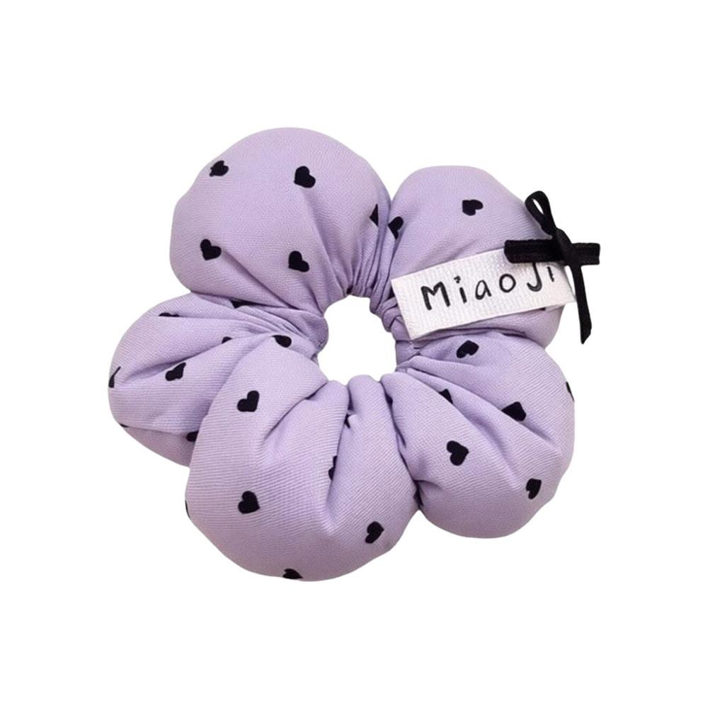 Ornament Hair Band Elastic Hair Tie Ring New Flower Scrunchies  Daily Accessories