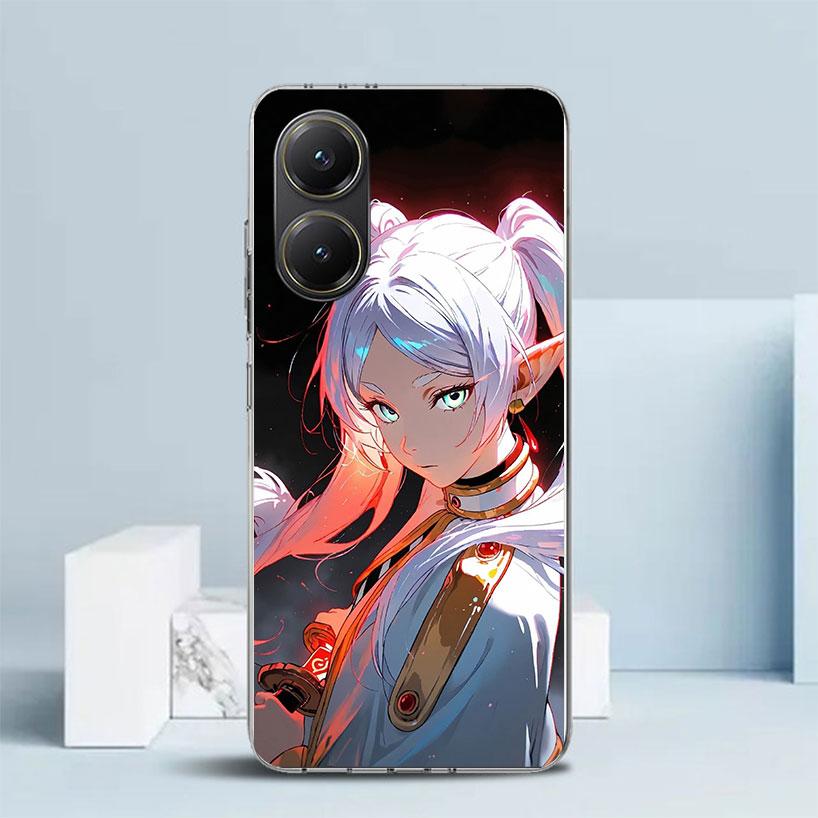 Frieren: Прощай, и спасибо за грибы Мягкая обложка для Xiaomi Poco F7 Ultra X7 X6 X5 Pro M7 Чехол для телефона Redmi 15 15C 13 13C 12 12C 10 10C Pri