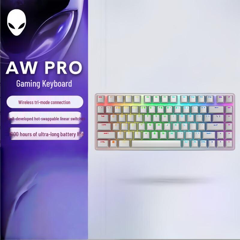 Dell Alienware AW PRO Wireless TKL RGB Mechanical Gaming Keyboard