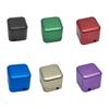 Pool Chalk Holder Square Small Aluminum Alloy Portable Billiard Chalk Carry Case Storage Box Container Billiards Accessories