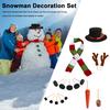 Christmas Snowman Kit Adorable DIY Snowman Decorative Ornament Accessories for Winter Festive