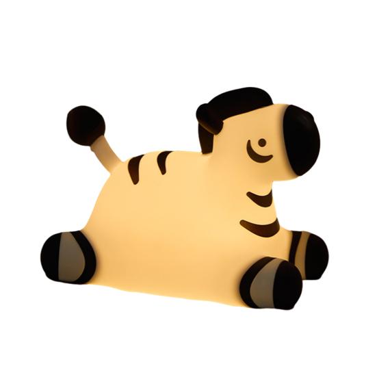 Ночник Мультяшный Хайлендская корова Лошадь Гиппопотам Дизайн Силиконовый Животный Светильник Детский Диммируемый Сенсорное управление Мягкое свечение Ночник