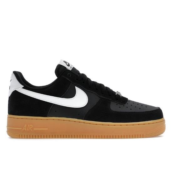 Nike Air Force 1 07 LV8 Gum Pack - Черные мужские кроссовки FQ8714-004