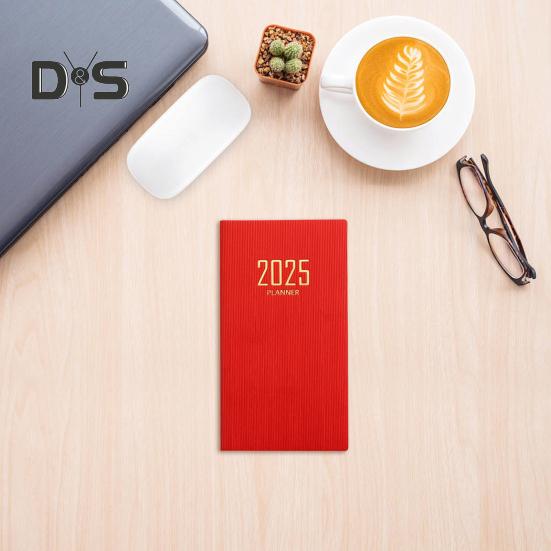 Плотная бумага Блокнот Гладкое письмо Без растекания чернил Обложка из искусственной кожи Формат А6 Бумажный ежедневник Рабочий график Журнал