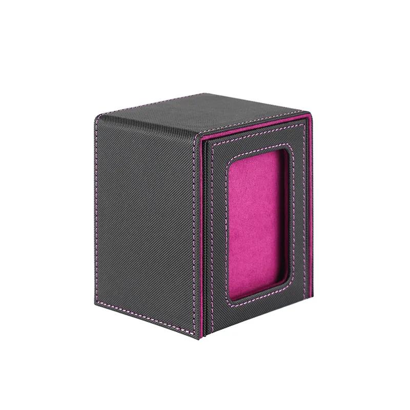 Коробка для коллекционных карточек, прочный и надежный контейнер для хранения карт, коллекционный футляр для игровых карт, вмещает более 100 карт, коробка для хранения