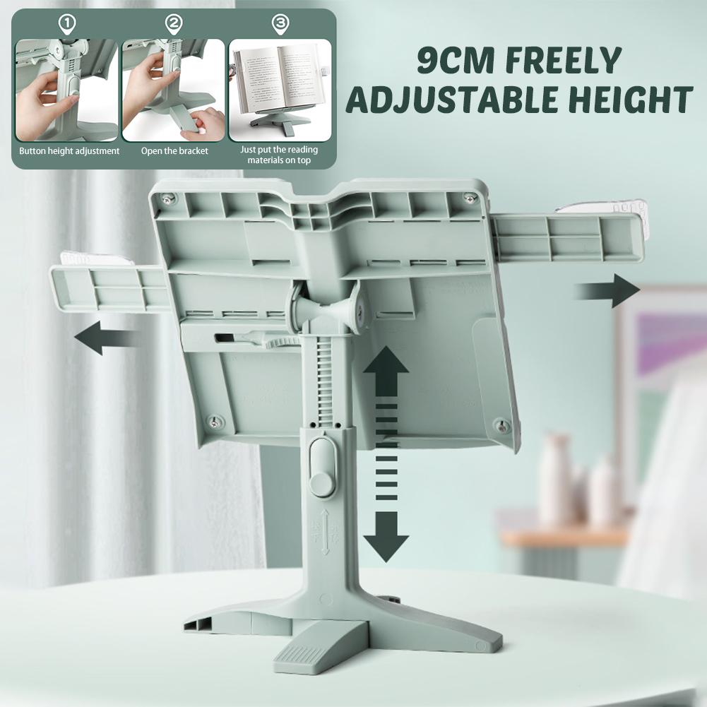 Adjustable Reading Bookshelf Lifting Landing Reading Portable Book Support Multifunctional Document Shelf For Home