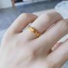 Элегантное кольцо Love Ring из титановой стали - невыцветающая цепочка для женщин