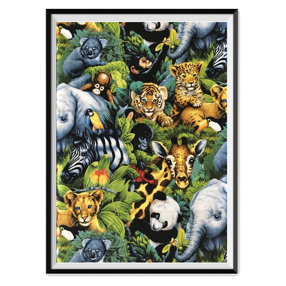 5D алмазная живопись «сделай сам», лесные животные, полный бриллиант, ручная работа, алмазная вышивка, мозаика, украшение для дома, гостиной, подарок