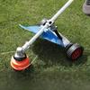 Портативная ранцевая газонокосилка с боковой ручной опорой и колесом для 26/28 мм