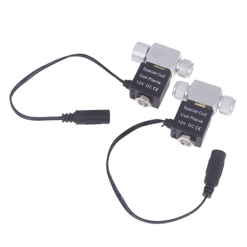Регулятор электромагнитного клапана Co2 для аквариума 110 В-220 В Низкотемпературный Co2 Аквариум Аквариум Электрический Магнитный Клапан Eu Us Dc12V