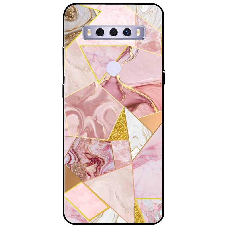 Case For TCL 10 SE Cover Marble Soft Silicone Fashion TPU Back Bumpers for TCL 10SE T766U T766H Protective Funda for TCL10SE