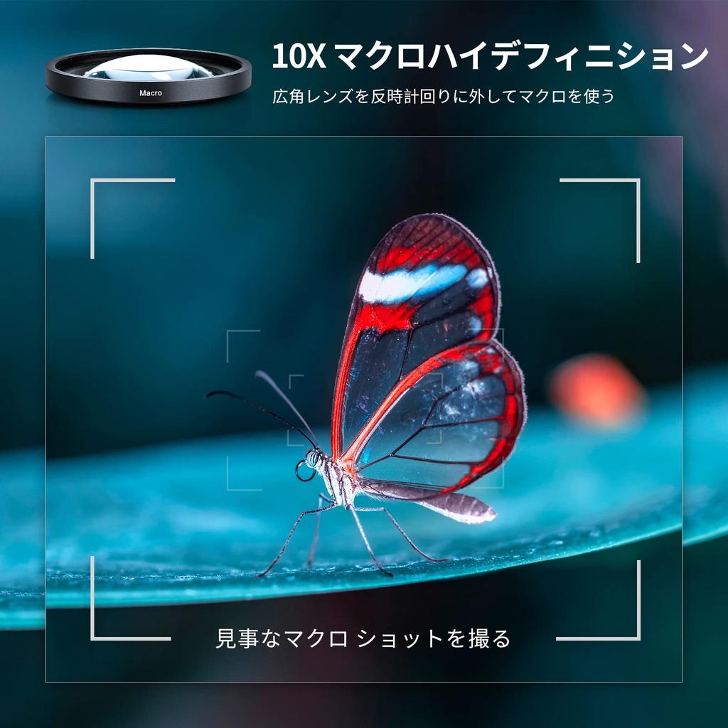 NEEWER Wide Angle Lens Compatible with ZV1 Camera 2in1 18mm HD Wide Angle and 10x Macro Additional Lens with Extension Bayonet Mount Lens Adapter and