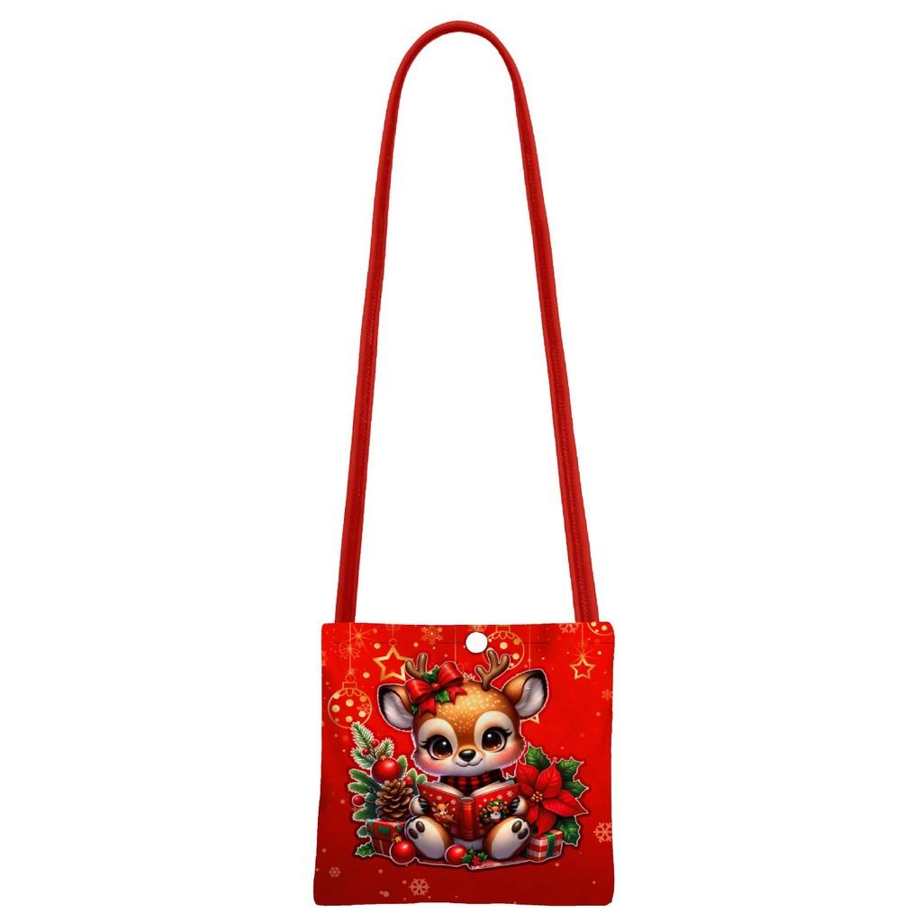 Детское платье для девочек с мультяшным принтом Санта-Клауса, рождественской елки, лося, бантом, без рукавов, повседневное