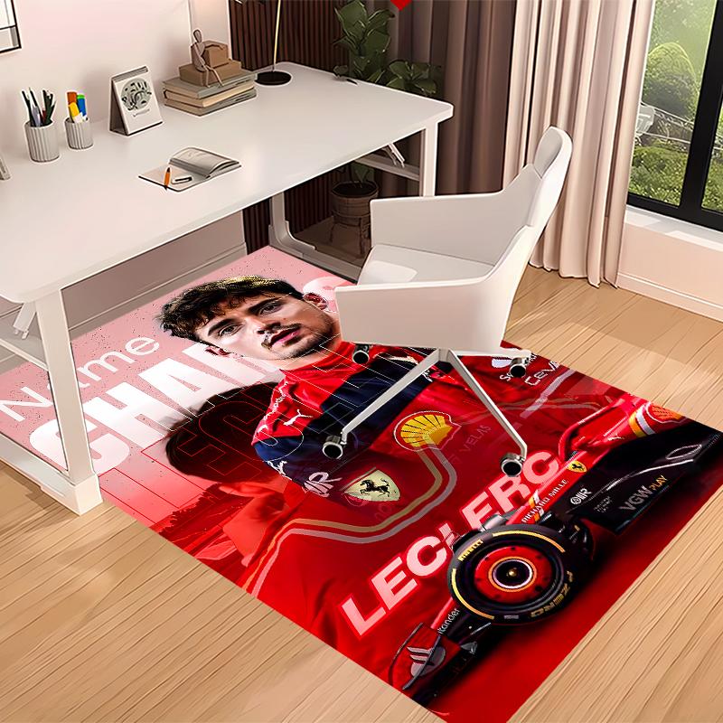 Custom personalization Charles Leclerc Print Area Rug - Soft, Washable Non-Slip Indoor Mat,Living Room,Home&Office Decorative Rug