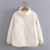 Large Size Lightweight Cotton-padded Jacket Women's Autumn and Winter Fat Mm Loose and Thin Warm Cotton-padded Jacket