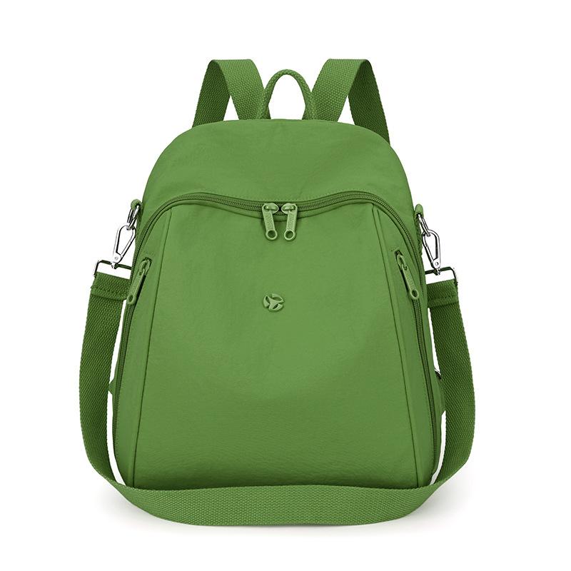 Однотонный женский рюкзак большой вместимости, дорожный рюкзак, легкая нейлоновая сумка