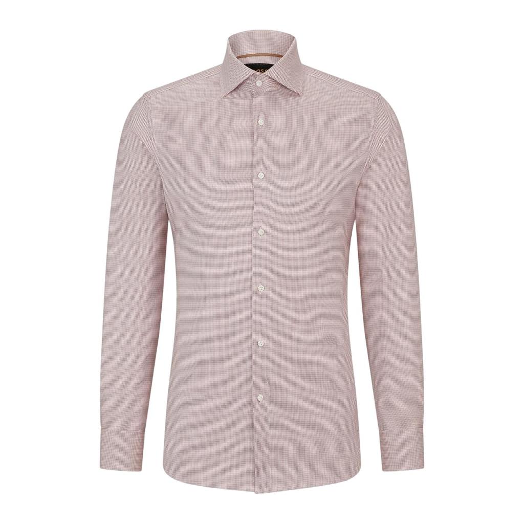 Boss Mens Plain Regular Long-Sleeved Shirt