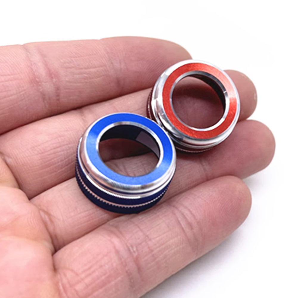 Накладка на ручку зеркала заднего вида автомобиля, поворотный переключатель, кольца из алюминиевого сплава, регулировка для MG MG6 ZS GT Roewe i6/ei6/i6plus/RX5