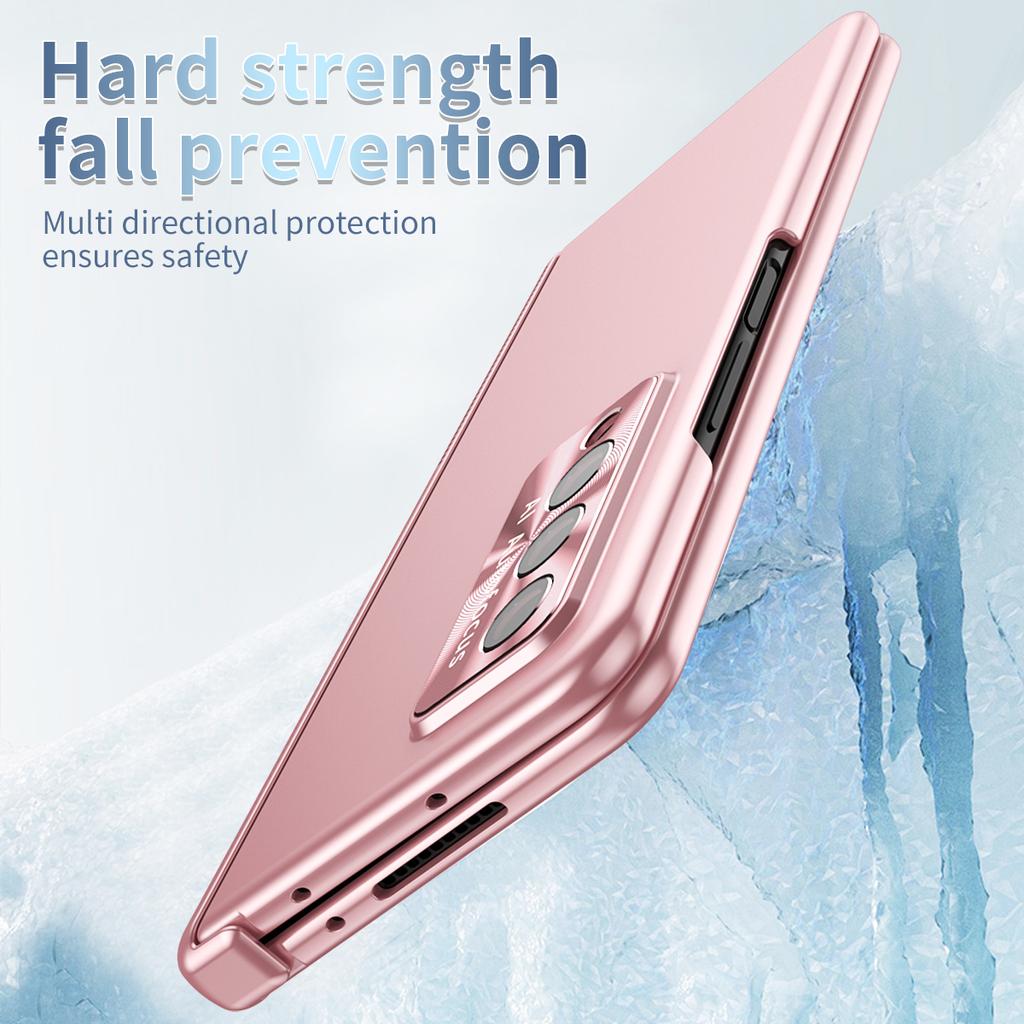 Shockproof Tempered Glass Folding Case For Samsung Galaxy Z Fold 4 5g Fold4 Fold 3 Fold3 Full Protection Cover With Pen Holder