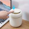 Light luxury mini sized desktop trash can suitable for offices, family desks, space saving storage boxes, easy to clean