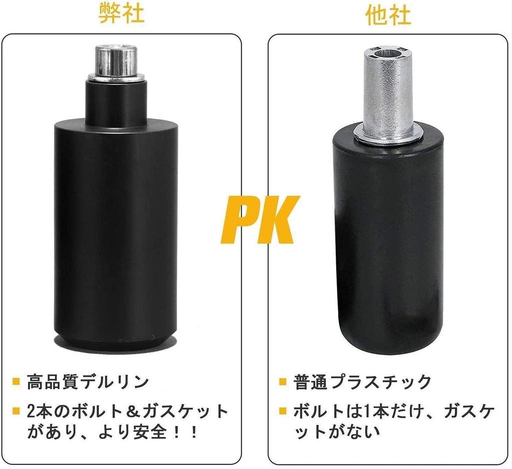 Engine Guard Protector Slider for Motorcycles, Fits Yamaha FZ1 FAZER 1000 (2006-2008), Hornet 250, and MC23 Jade (Black, Set of 2)