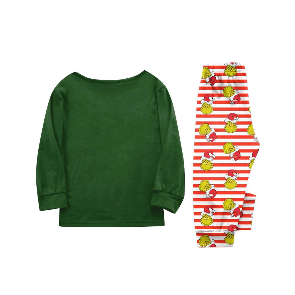 Комплект из топа и брюк с рождественскими принтами для всей семьи Одинаковые комплекты для всей семьи