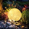 Waterproof Solar Globes Cracked Glass Solar Energy Solar Lights Warm and Colorful Light Auto on/Off LED Garden Lights Lawn