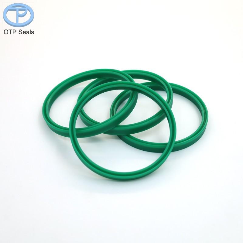 Y-type sealing ring polyurethane single lip piston rod PU green Y-ring seals non-standard parts shaped parts factory customized