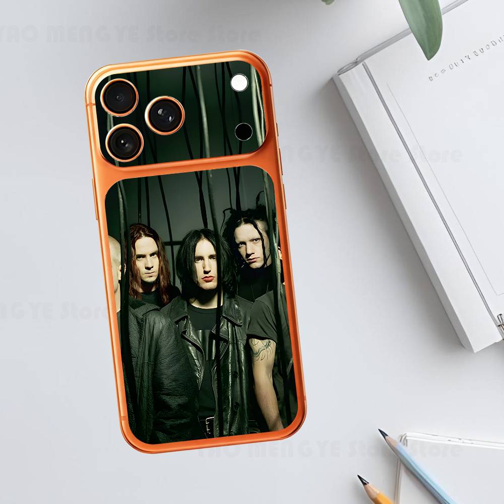 Н-Nine-inch Н-Nails Однотонная Наклейка-Кожа Для IPhone17 Pro ProMax Задняя Пленка Чехол Обложка Антицарапающаяся Прочная Наклейка